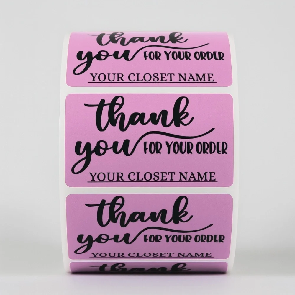 100 Stickers with Name Personalization 2in NWT | packaging supplies